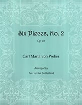 Six Pieces, No. 2  Op. 10 P.O.D. cover